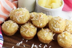 These easy pineapple coconut muffins are completely mouthwatering