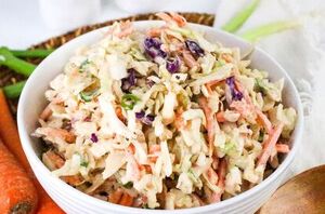 This spicy cajun coleslaw is packed with TONS of delicious flavor