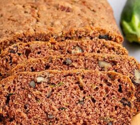 halloween sugar cookie bars, Gluten Free Zucchini Bread on a cutting board