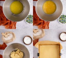 halloween sugar cookie bars, Halloween Sugar Cookie Bars dough being made