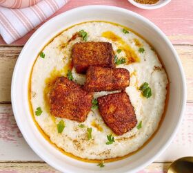 bbq salmon and grits