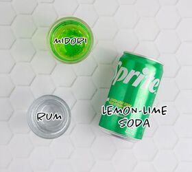 grinch cocktail, Grinch Cocktail Ingredients