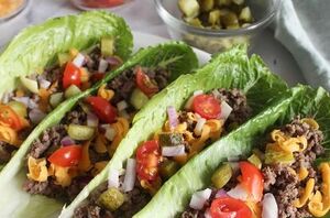 If you're craving a burger but want to keep things light, these cheeseburger lettuce wraps are the answer