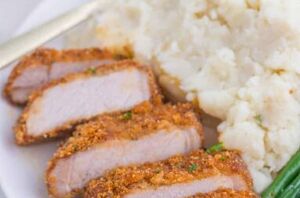 These shake and bake pork chops are super flavorful