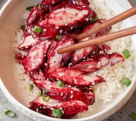 Sticky, sweet, salty, and a little bit charred, this chicken is irresistible