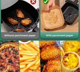 brilliant air fryer accessories you didnt know you needed, Air Fryer Parchment Liners Mess Free Healthier Cooking for Ninja Models