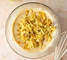 apple cinnamon waffles easy homemade waffle recipe, Grated apple added to the waffle batter