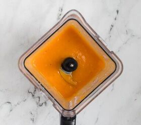 creamy butternut squash soup, Roasted butternut squash soup blended in a blender