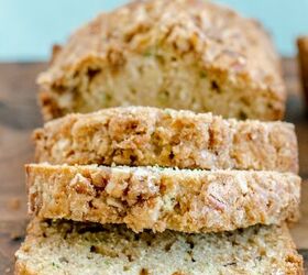 This pecan praline zucchini bread is perfect for dessert, brunch, or a snack