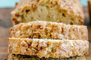 This pecan praline zucchini bread is perfect for dessert, brunch, or a snack