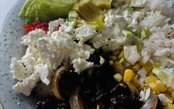 Veggie BBQ Burrito Bowl With Crispy Tortilla Chips