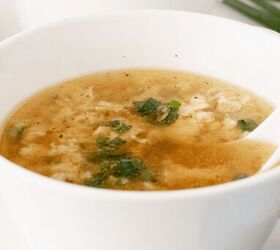 Egg drop soup is a classic comfort dish known for its flavor & light, silky texture