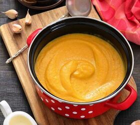 Use canned pumpkin to make this deliciously creamy soup