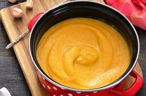 Use canned pumpkin to make this deliciously creamy soup
