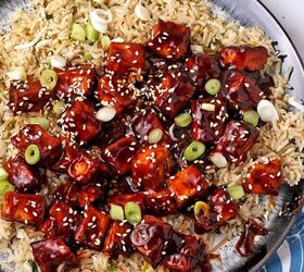 Korean BBQ tofu is a quick & easy oil-free recipe