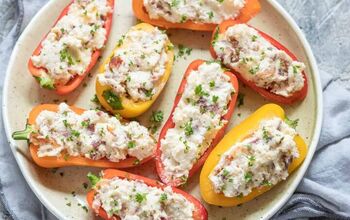 Stuffed Mini Peppers Recipe | Easy Party Appetizer