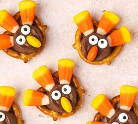 Easy Rolo Pretzel Turkeys - Kids Will Love For Thanksgiving