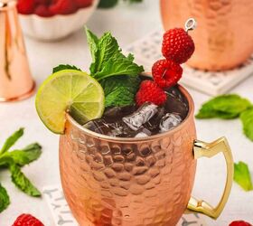 Easy Raspberry Moscow Mule (Party-Ready Mint Cocktail)