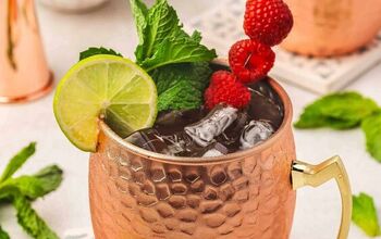Easy Raspberry Moscow Mule (Party-Ready Mint Cocktail)