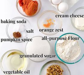 perfectly moist cream cheese pumpkin bread recipe, Cream cheese pumpkin bread ingredients