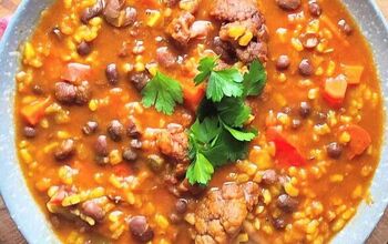 Adzuki Bean Stew With Brown Rice