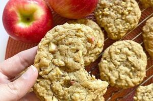 These apple peanut butter cookies will become your new favorite cookie!