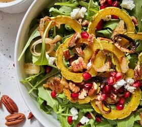 Roasted Delicata Squash Salad With Maple Brown Butter Dressing | Foodtalk