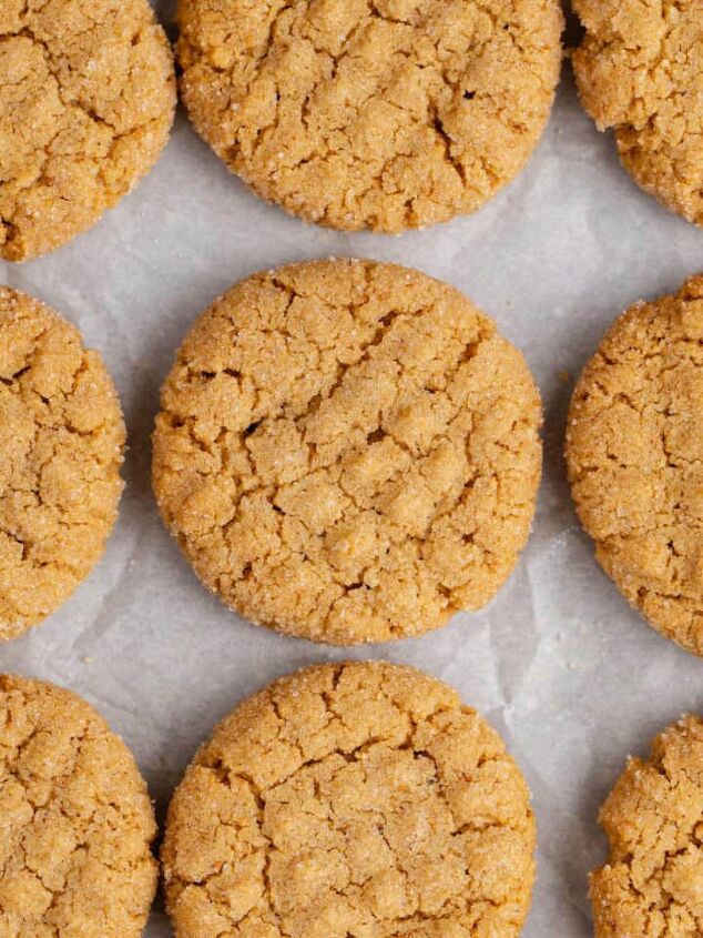 cranberry sauce bread, 4 Ingredient Peanut Butter Cookies on Parchment Lined Baking Sheet