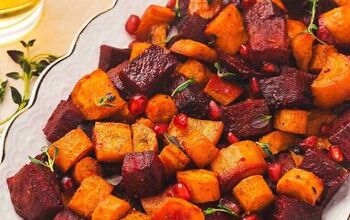 Easy Roasted Beets & Carrots With Maple Orange Glaze
