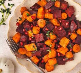 easy roasted beets carrots with maple orange glaze, Roasted carrots and beets with a golden caramelized glaze perfect for winter meals
