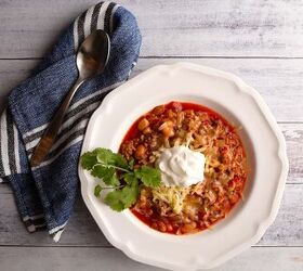 classic american chili, A serving of Classic American Chili in a soup plate