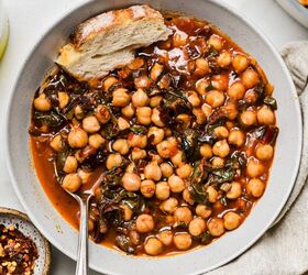 Chickpea Soup With Swiss Chard