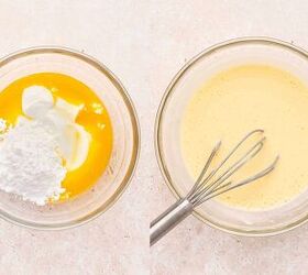 the best cranberry orange coffee cake with crunchy streusel, Drizzling yogurt orange glaze over the cooled cranberry orange coffee cake