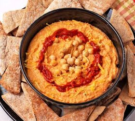 This easy homemade harissa hummus will impress everyone at your table