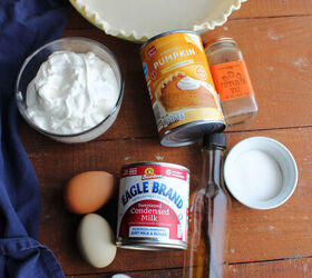 This layered pumpkin pie adds a touch of wow to your dessert table