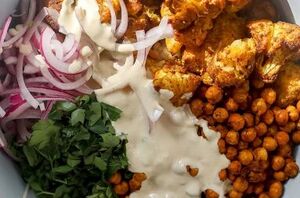 This hearty roasted cauliflower salad will leave you feeling so full