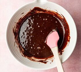 halloween brownies easy ghost brownies, Brownie batter in a white bowl