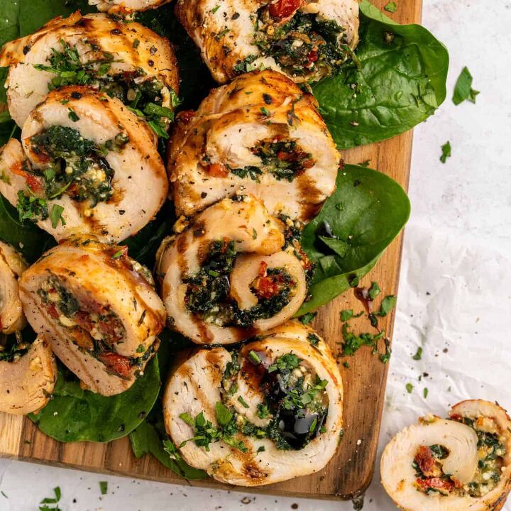 Chicken Roulade Panada Easy Chicken Roulade Recipe With Spinach & Sundried Tomatoes (GF ...