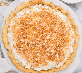 coconut cream pie with coconut milk
