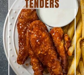 honey bbq chicken recipe honey barbecue chicken tenders, Honey BBQ Chicken Tender Pin with text overlay