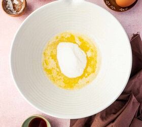 funfetti birthday cake cookies with sprinkles recipe, Butter and sugar creamed in bowl for funfetti cookie dough