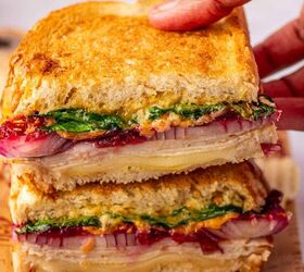 Turkey Melt Sandwich With Cranberry Relish (Airfryer)