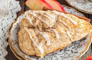 These cozy apple scones are the ultimate fall brunch treat!