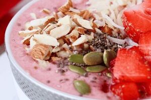 This keto smoothie bowl is one of our favorite ways to start the day