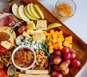 savor the season with apple cider spiced jam, Apple cider jams makes a beautiful center piece for a cheese board