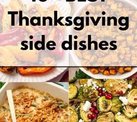 christmas crunch recipe easy holiday snack mix, A collage image of best thanksgiving side dishes image