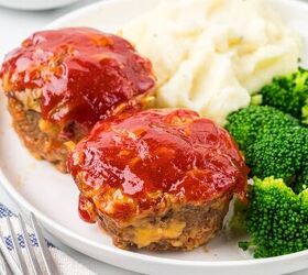 cheesy mini meatloaf