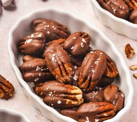Easy Chocolate Covered Pecans (Homemade With Flaky Sea Salt)