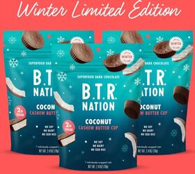 the holiday treat that wont spike your sugar meet the chocolate eve, B T R Nation Limited Edition Dark Chocolate Coconut Cups