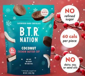 the holiday treat that wont spike your sugar meet the chocolate eve, B T R Nation Limited Edition Dark Chocolate Coconut Cups